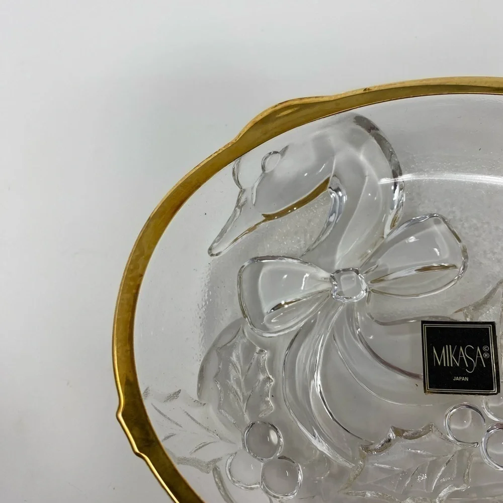 Mikasa Goose Festive Holiday Sweet Dish